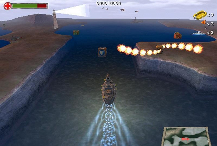 Скриншот из игры Battleship: Surface Thunder
