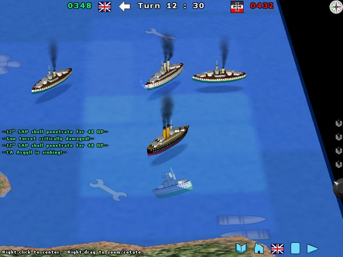 Скриншот из игры Battleship Chess