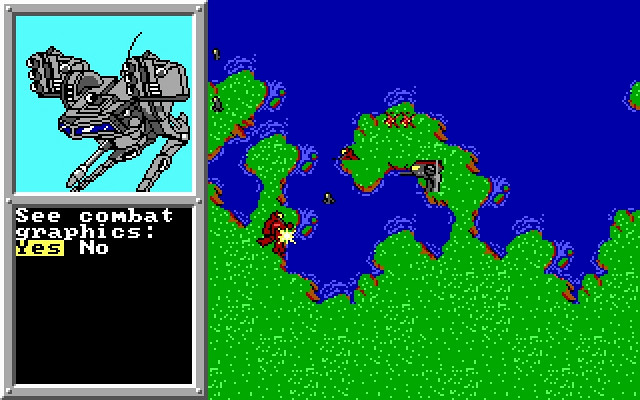 Скриншот из игры Battletech: The Crescent Hawk's Revenge