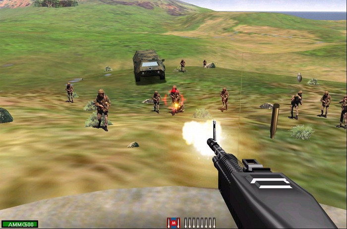 Скриншот из игры Beach Head 2002