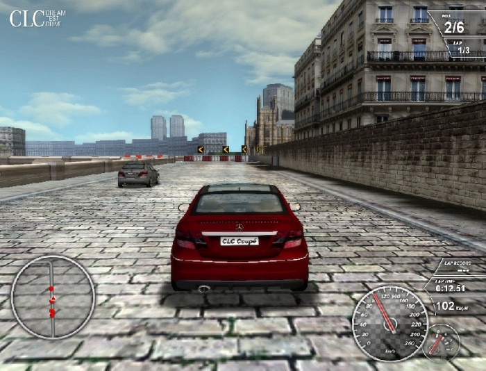 Скриншот из игры Mercedes CLC Dream Test Drive