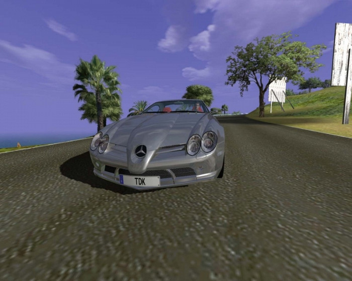 Скриншот из игры Mercedes World Racing