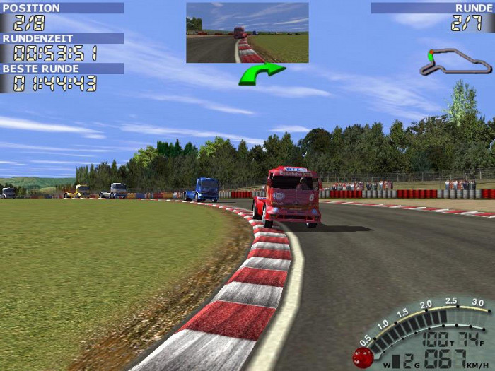 Скриншот из игры Mercedes-Benz Truck Racing