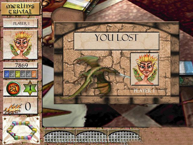 Скриншот из игры Merlin's Trivial