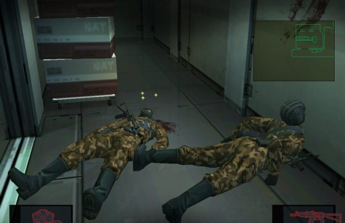 Скриншот из игры Metal Gear Solid 2: Substance