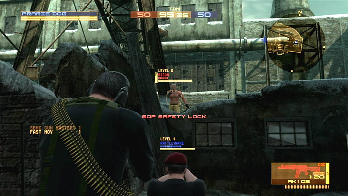 Скриншот из игры Metal Gear Online