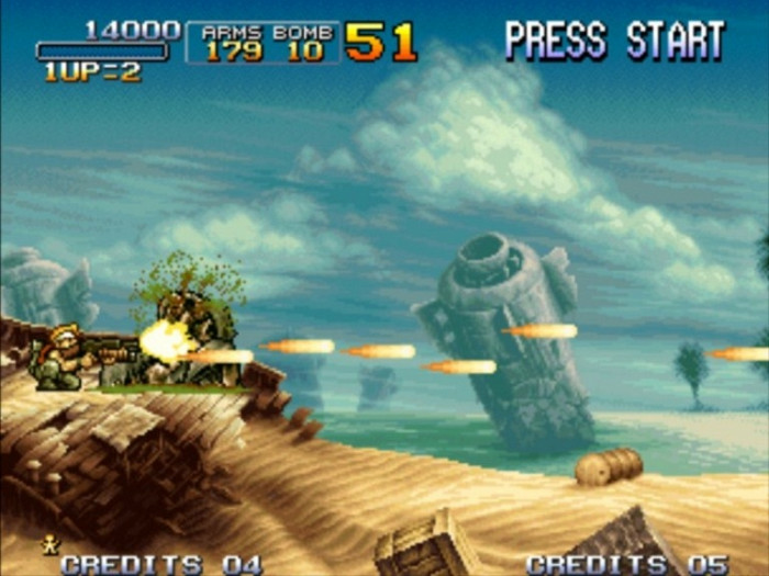 Скриншот из игры Metal Slug 3