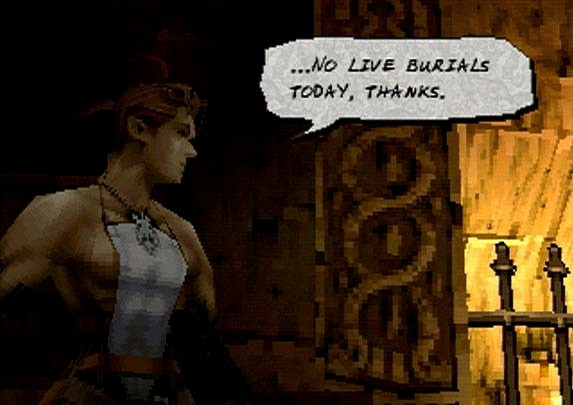 Скриншот из игры Vagrant Story