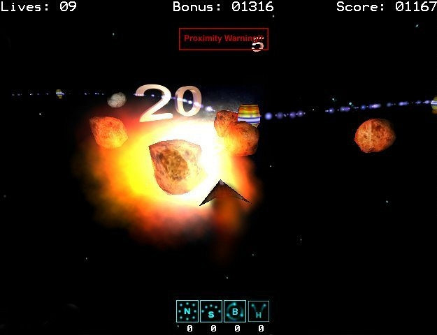 Скриншот из игры Meteorz 3D