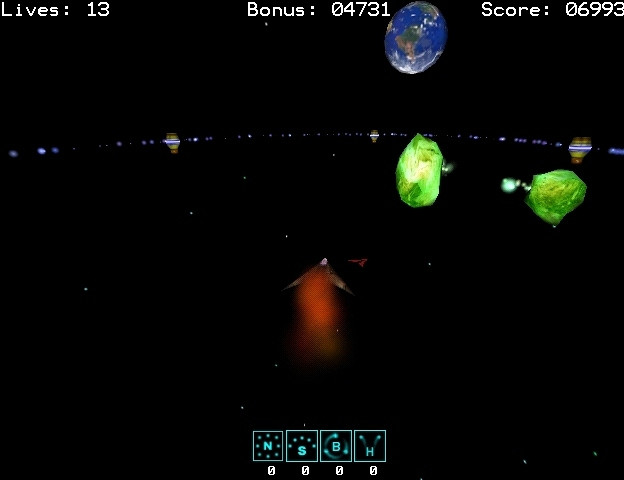 Скриншот из игры Meteorz 3D