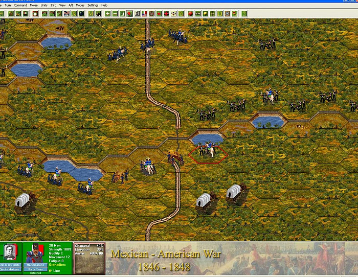 Скриншот из игры Mexican American War