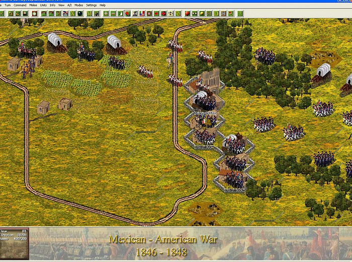 Скриншот из игры Mexican American War