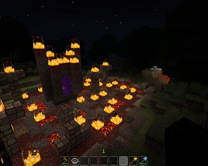 Скриншот из игры Minecraft