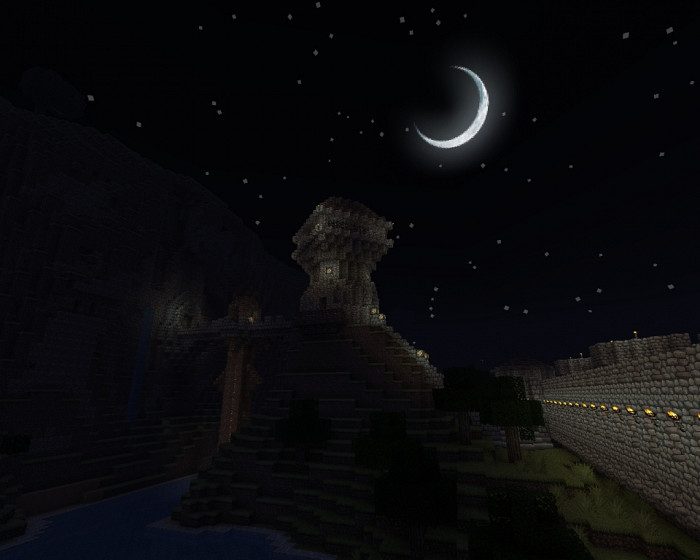 Скриншот из игры Minecraft