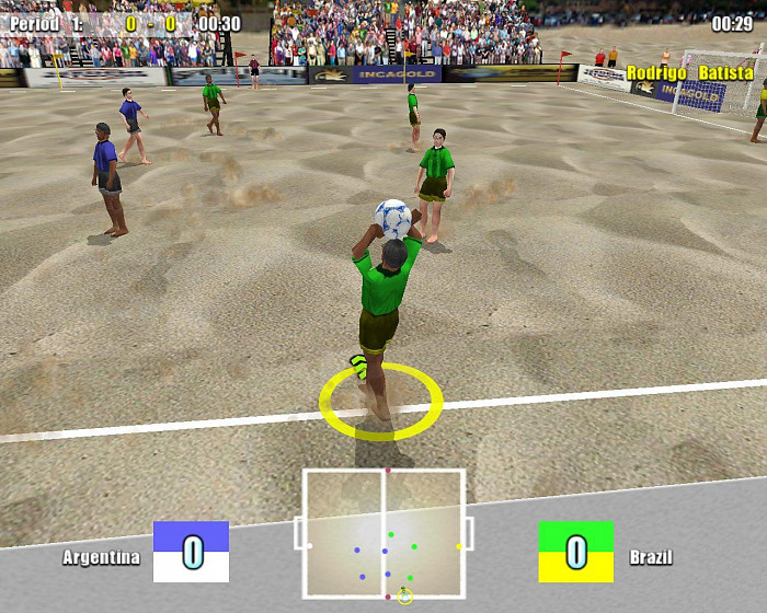 Скриншот из игры Beach Soccer