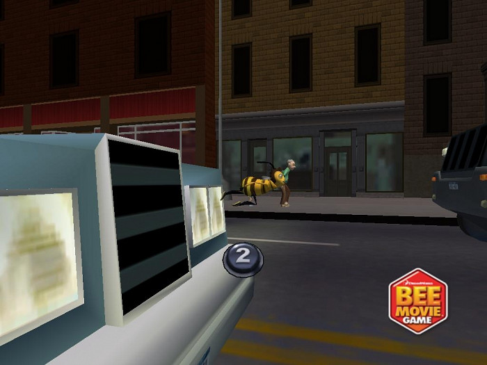 Скриншот из игры Bee Movie Game