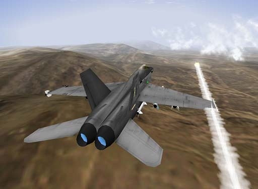 Скриншот из игры FA-18 Operation Iraqi: Freedom