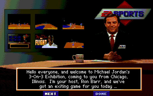 Скриншот из игры Michael Jordan in Flight