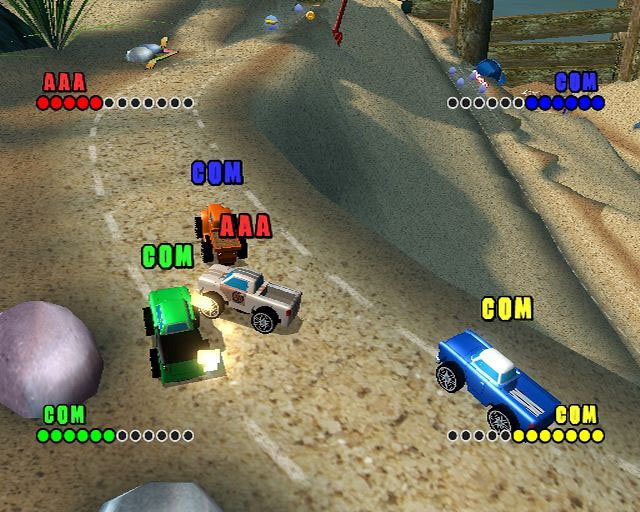 Скриншот из игры Micro Machines V4