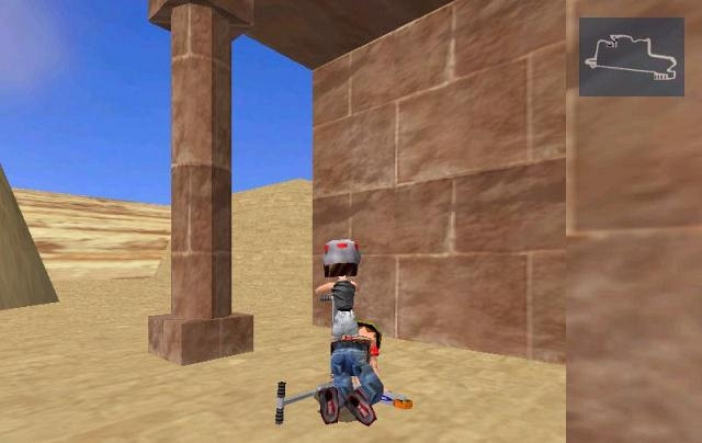 Скриншот из игры Micro Scooter Challenge