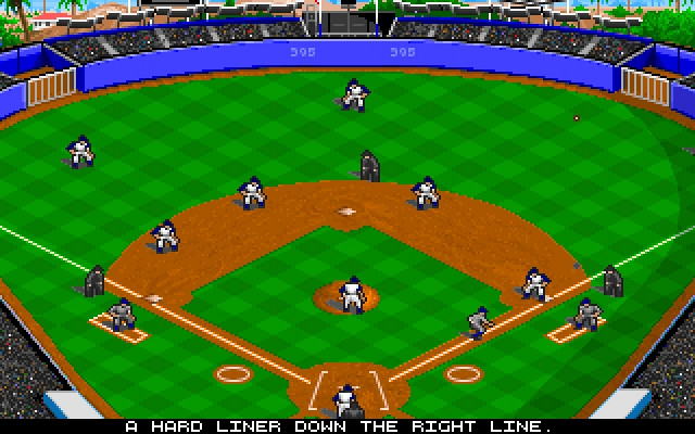 Скриншот из игры MicroLeague Baseball 4
