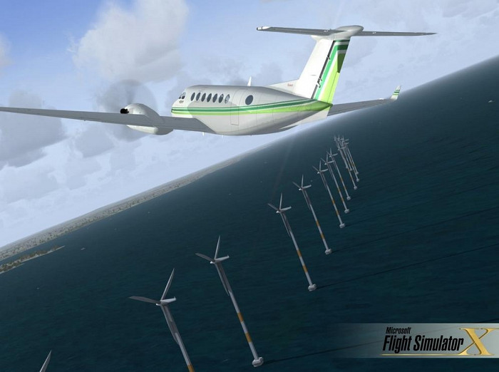 Скриншот из игры Microsoft Flight Simulator 10