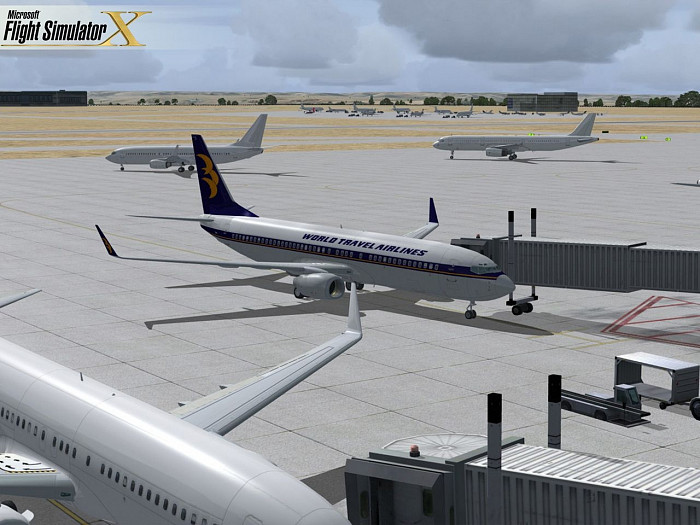 Скриншот из игры Microsoft Flight Simulator 10