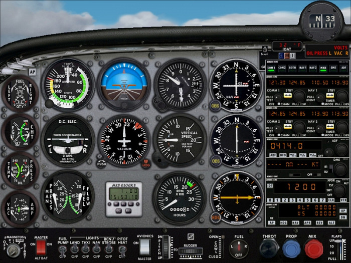 Скриншот из игры Microsoft Flight Simulator 2002