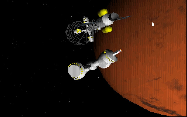 Скриншот из игры Microsoft Space Simulator