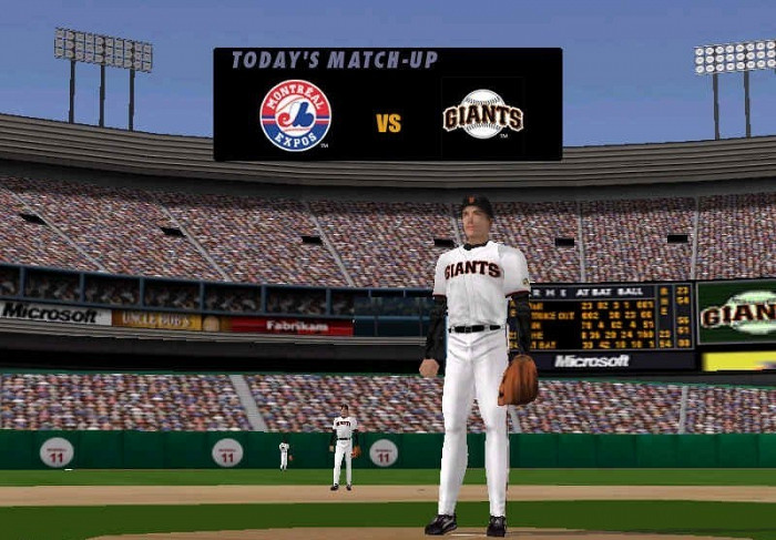 Скриншот из игры Microsoft Baseball 2000
