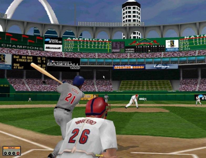 Скриншот из игры Microsoft Baseball 2001