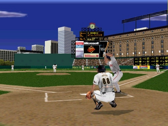 Обложка игры Microsoft Baseball 3D 1998