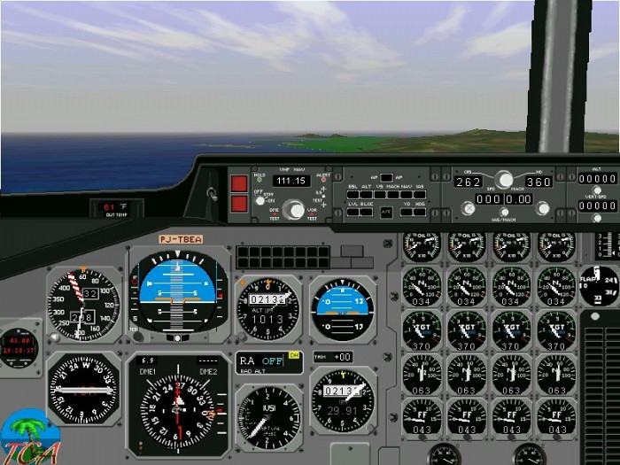 Скриншот из игры Microsoft Flight Simulator '98