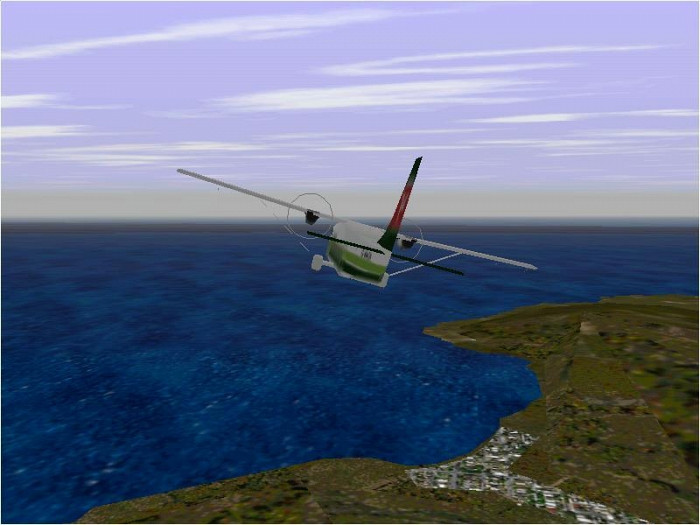 Скриншот из игры Microsoft Flight Simulator '98