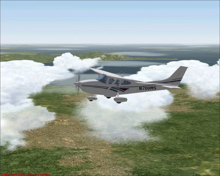 Скриншот из игры Microsoft Flight Simulator 2000