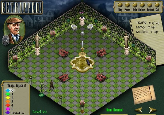 Скриншот из игры BeTrapped!