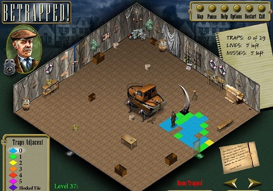 Скриншот из игры BeTrapped!