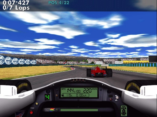 Скриншот из игры F1 Racing Simulation