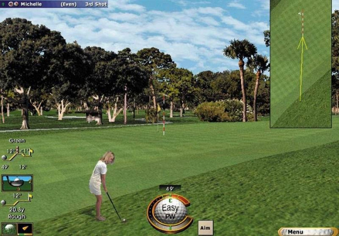 Скриншот из игры Microsoft Golf 2001 Edition