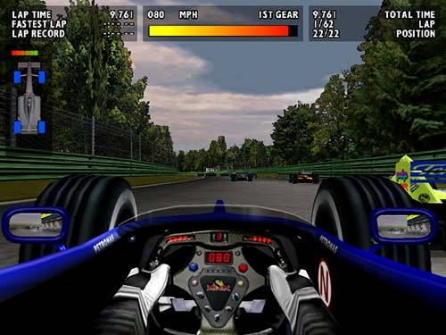 Обложка игры F1 World Grand Prix 2000