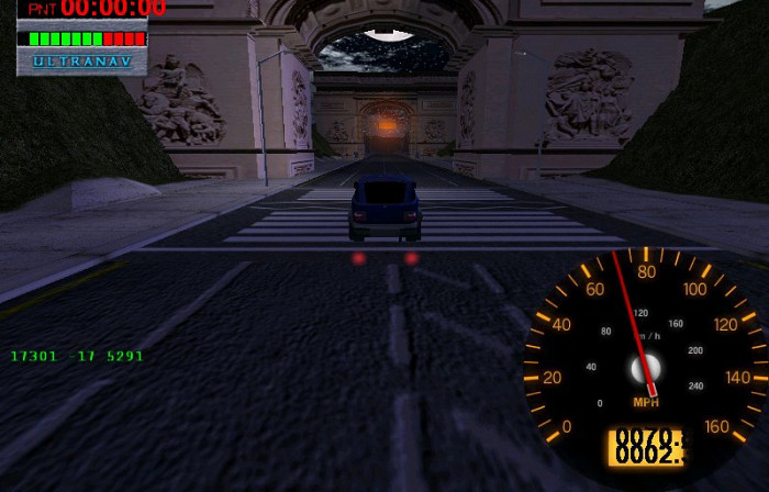 Скриншот из игры Midnight Race Club Supercharged!