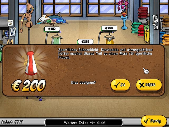 Скриншот из игры Fab Fashion