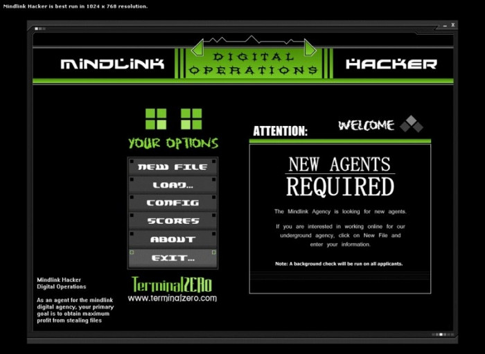 Скриншот из игры Mindlink Hacker: Digital Operations