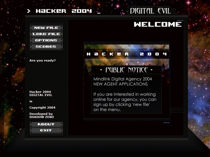 Скриншот из игры Mindlink Hacker 2004: Digital Evil