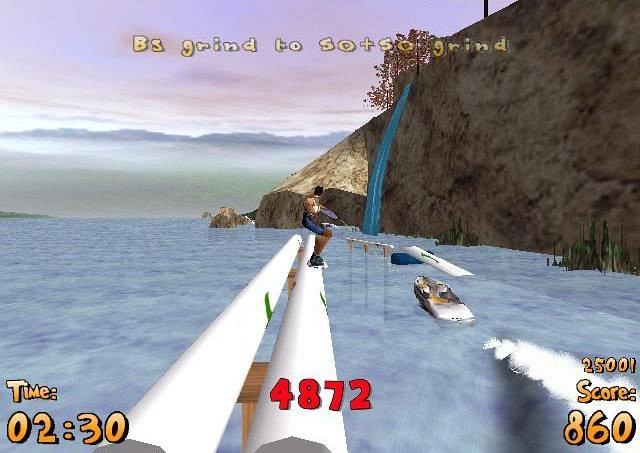 Скриншот из игры Big Air Waveboarding