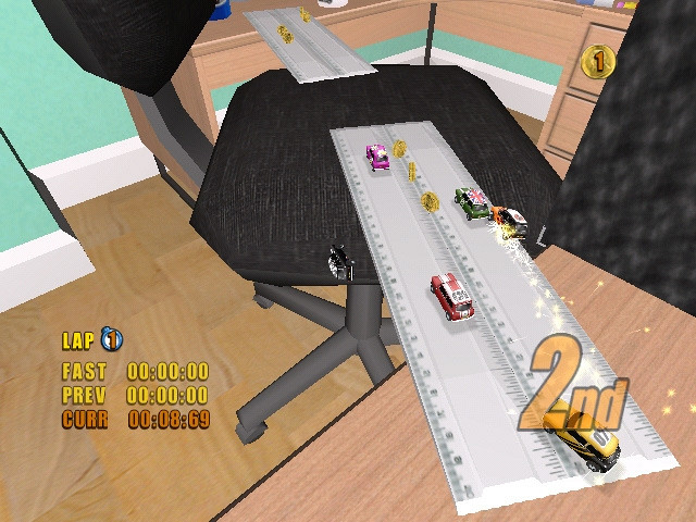 Скриншот из игры Mini Desktop Racing