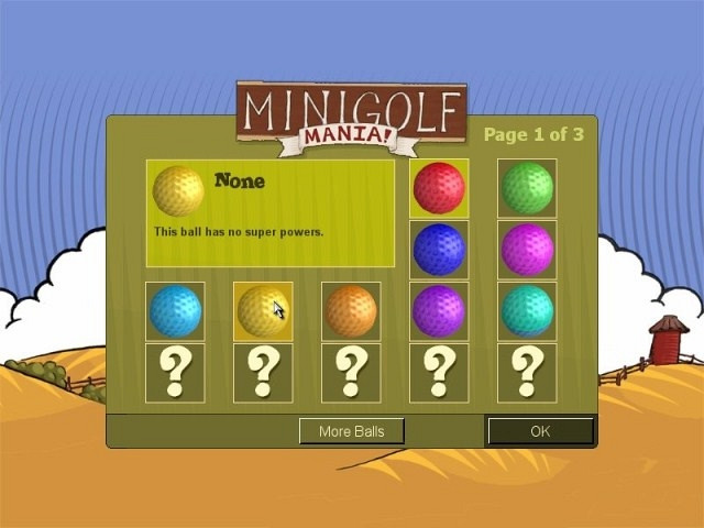 Скриншот из игры Minigolf Mania