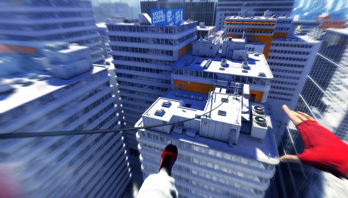 Скриншот из игры Mirror's Edge