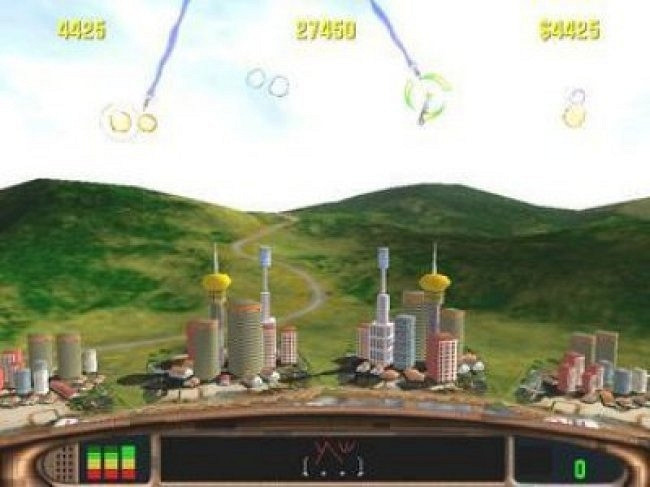 Скриншот из игры Missile Command
