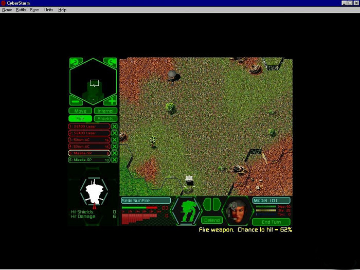 Скриншот из игры MissionForce: CyberStorm